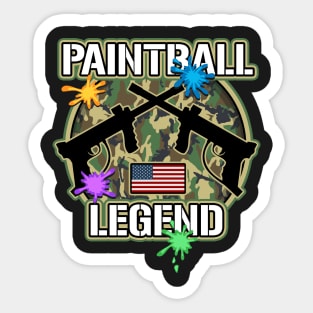 Paintball Legend Sticker